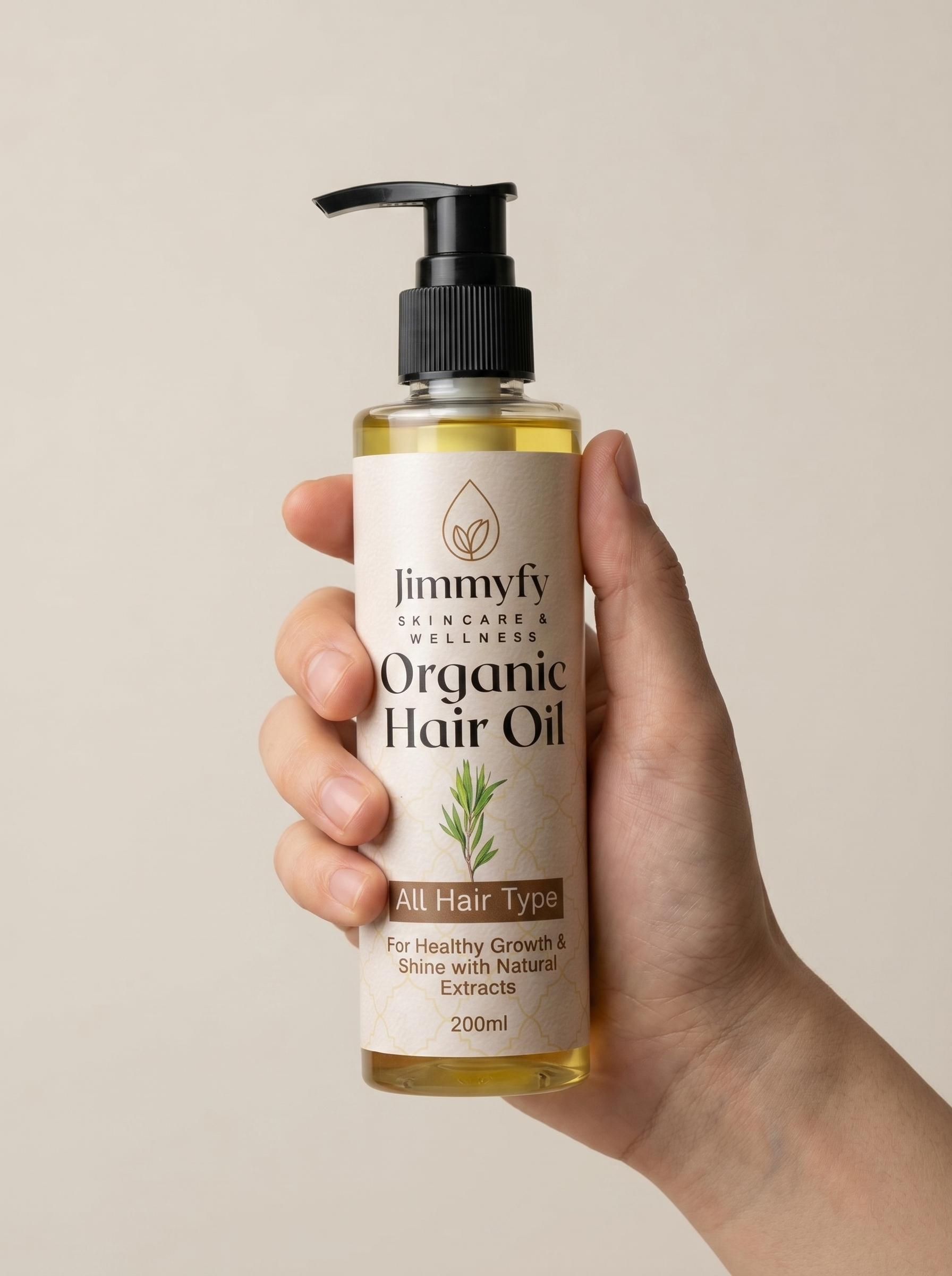 Jimmyfy Organic Hair Oil | Premium 200ml Growth & Radiance Elixir - Jimmyfy shop