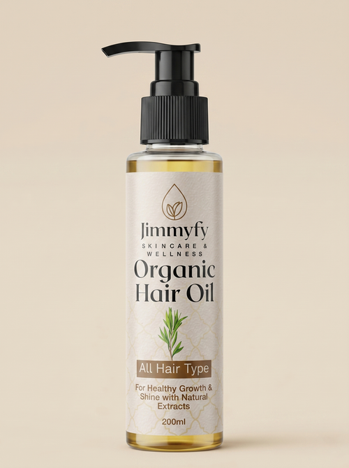 Jimmyfy Organic Hair Oil | Premium 200ml Growth & Radiance Elixir - Jimmyfy shop